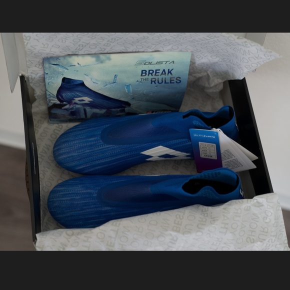 Lotto Solista 100 III Gravity FG Soccer Cleats - Blue